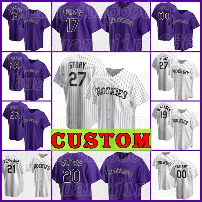 27 Trevor Story Colorado Custom 19 Charlie Blackmon Baseball Rockies Jersey 48 German Marquez Kyle Freeland Sam Hilliard Charlie Blackmon, Custom new cool base(luoji)
27 Trevor Story Colorado Custom 19 Charlie Blackmon Baseball Rockies Jersey 48 German Marquez Kyle Freeland Sam Hilliard Charlie Blackmon, Custom new cool base(luoji)