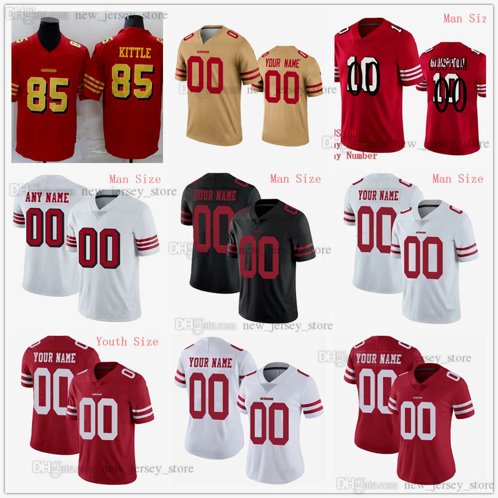 Custom SanFranciscoFootballJersey Jerseys 2022 News Mens Women Youth Kids Jersey Message any number name on the order Size S-4XL, Youth size s-xl
Custom SanFranciscoFootballJersey Jerseys 2022 News Mens Women Youth Kids Jersey Message any number name on the order Size S-4XL, Youth size s-xl
