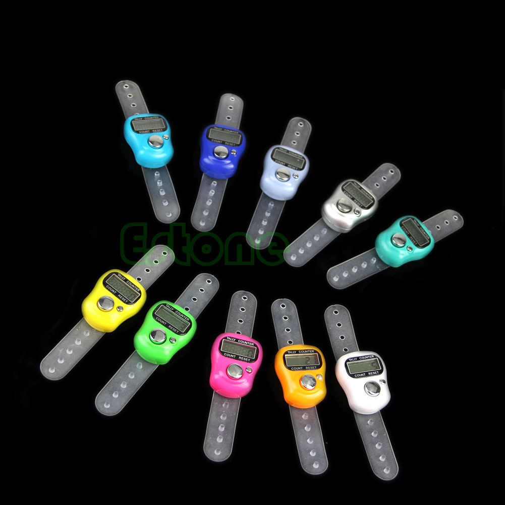 Stitch Marker En Rij Counter Lcd Electronic Digit Teller 40JA