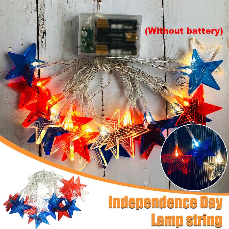 Strings Star String Lights For Independence Day Decor Red White Blue Indoor 1.65M/3M Colorful Fairy Party
Strings Star String Lights For Independence Day Decor Red White Blue Indoor 1.65M/3M Colorful Fairy Party