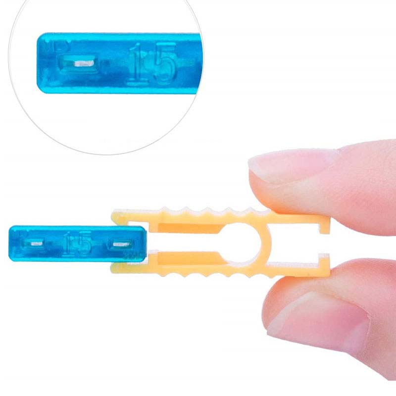 120pcs Small Size Blade Car Fuses Repair Kit Tools For Auto Cars Truck Vehicle Parts Accessory 2/3/5/7.5/10/15/20/25/30/35A Fuse With Plastic Box