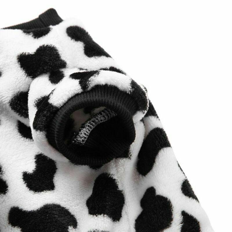 Dog Apparel UK Pet Cows Dot Camouflage Pajamas Cat Jumpsuits Soft Puppy Christmas Clothes Costumes