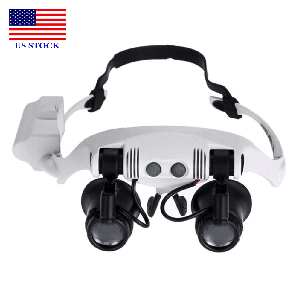 Headband Magnifier 8 Lens Jeweler Watch Repairing Loupe Optics Instruments with LED Light H0051 US STOCK FAST DELIVERY
Headband Magnifier 8 Lens Jeweler Watch Repairing Loupe Optics Instruments with LED Light H0051 US STOCK FAST DELIVERY