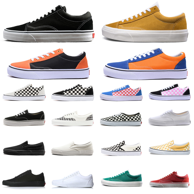 Old skool van men running shoes slip on triple black white Fear of God Checkerboard top navy mens trainers outdoor sports sneakers
Old skool van men running shoes slip on triple black white Fear of God Checkerboard top navy mens trainers outdoor sports sneakers