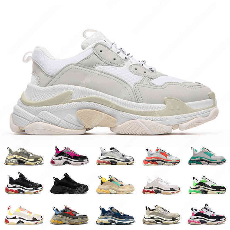 Breatheable Luxurys Triple s Sneakers Women Mens Designers Run Shoes Crystal Bottoms Pairs 17FW Clear Sole Loafers Vintage White Black Volt Red Platform, A32 36-40
Breatheable Luxurys Triple s Sneakers Women Mens Designers Run Shoes Crystal Bottoms Pairs 17FW Clear Sole Loafers Vintage White Black Volt Red Platform, A32 36-40