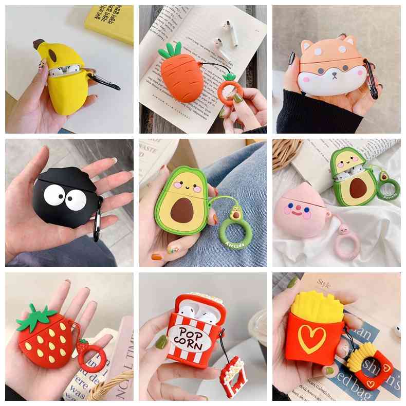For AirPods 2 Case Cute cartoon funny Avocado fruit Pattern silicon Cover For Airpods Case fundas For Air pods case cover
For AirPods 2 Case Cute cartoon funny Avocado fruit Pattern silicon Cover For Airpods Case fundas For Air pods case cover