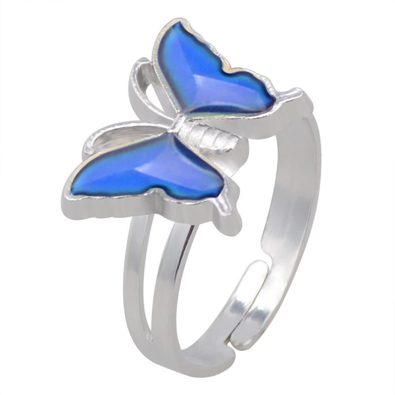 Female Creative Thermochromic Ring Mystic Rainbow Cute Animal Butterfly Vintage Fashion Opening Adjustable Rings For Women Wedding
Female Creative Thermochromic Ring Mystic Rainbow Cute Animal Butterfly Vintage Fashion Opening Adjustable Rings For Women Wedding