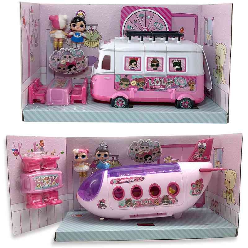 L.O.L. SURPRISE! Original House Dolls Airplane Toys Anime Figures Plane Model Collection DIY toy girl Birthday Gifts
L.O.L. SURPRISE! Original House Dolls Airplane Toys Anime Figures Plane Model Collection DIY toy girl Birthday Gifts