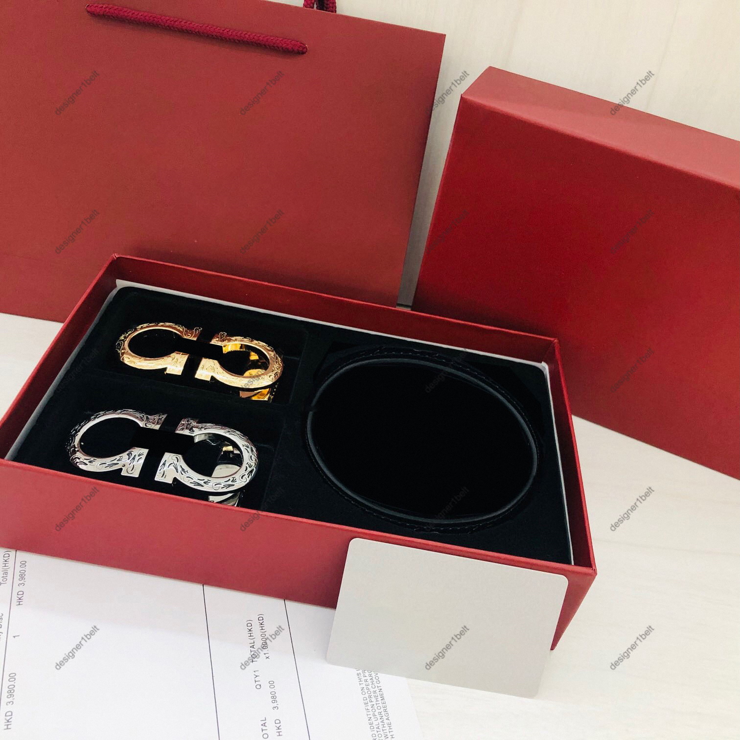 High-end quality belt With Whole set Red Box designer Belts for Mens and Womens gift Unisex Strap Business Beltss men women double buckle, Full set box
High-end quality belt With Whole set Red Box designer Belts for Mens and Womens gift Unisex Strap Business Beltss men women double buckle, Full set box