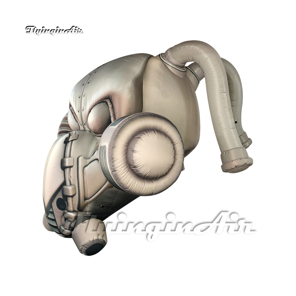 Hanging Inflatable Mask Head Model 3m Height Devil Skull Balloon Blow Up Alien Robot For Halloween Party Decoration