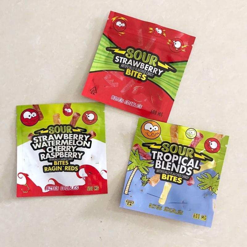 Sour Edibles Mylar Bag 600mg Empty Medicated Zipper Retail Packaging bites Bags Package
Sour Edibles Mylar Bag 600mg Empty Medicated Zipper Retail Packaging bites Bags Package