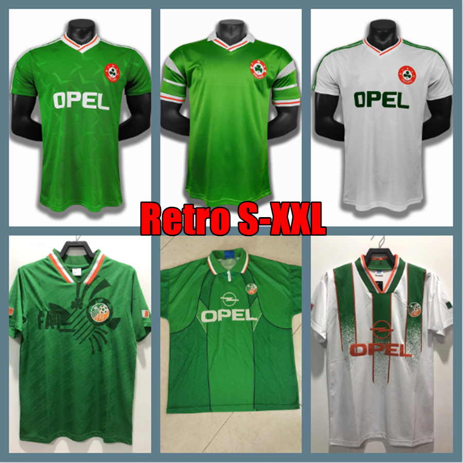 Retro 1998 Ireland Soccer Jerseys 1990 1992 1994 1996 football shirts S-XXL, Black;yellow
Retro 1998 Ireland Soccer Jerseys 1990 1992 1994 1996 football shirts S-XXL, Black;yellow