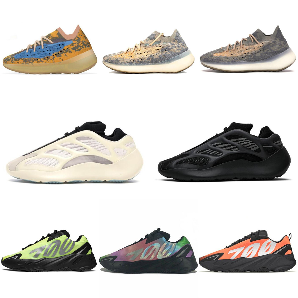 Kanyes 700 Men's and Women's Running Shoes V3 Alvah Azael 380 Blue Oatmeal Reflective Fog Alien Sports Shoe 36-46, Colour 11 36-39
Kanyes 700 Men's and Women's Running Shoes V3 Alvah Azael 380 Blue Oatmeal Reflective Fog Alien Sports Shoe 36-46, Colour 11 36-39