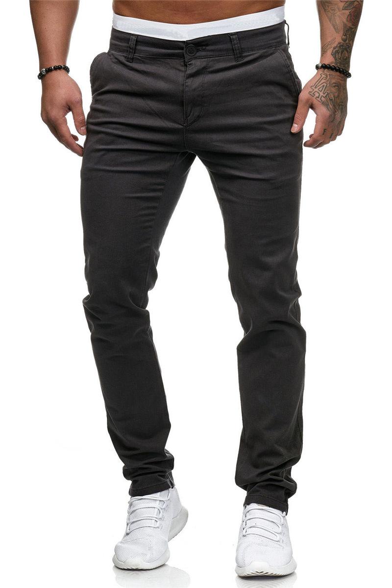 The Leisure Trousers Male Pure European And American Wind Cultivate Morality Pants F328 Multicolor Men's