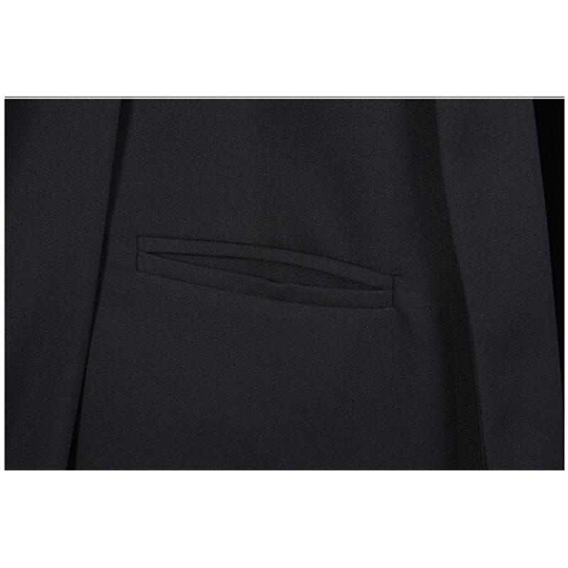 Spring Black White Women Elegant Cloak Shawl Coat OL Temperament Female Jacket 210520