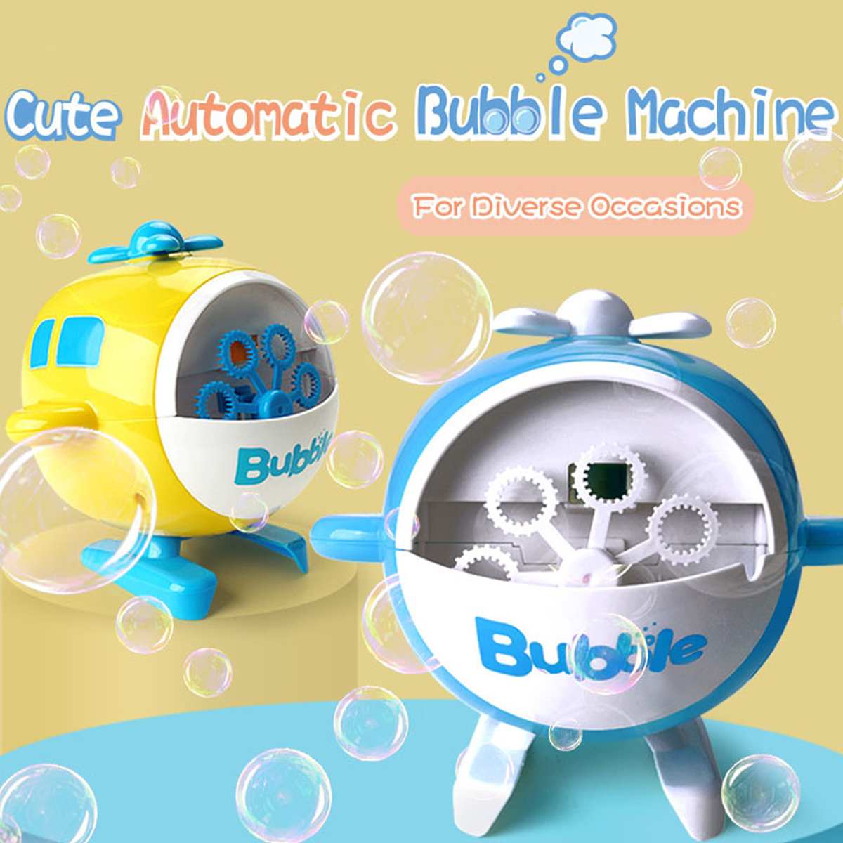 Baby Bath Toys Bubble Machine Helicopter Kids Bath Toy Bathtub Soap Automatic Bubble Maker Baby Outdoor educational Toy for kids
Baby Bath Toys Bubble Machine Helicopter Kids Bath Toy Bathtub Soap Automatic Bubble Maker Baby Outdoor educational Toy for kids