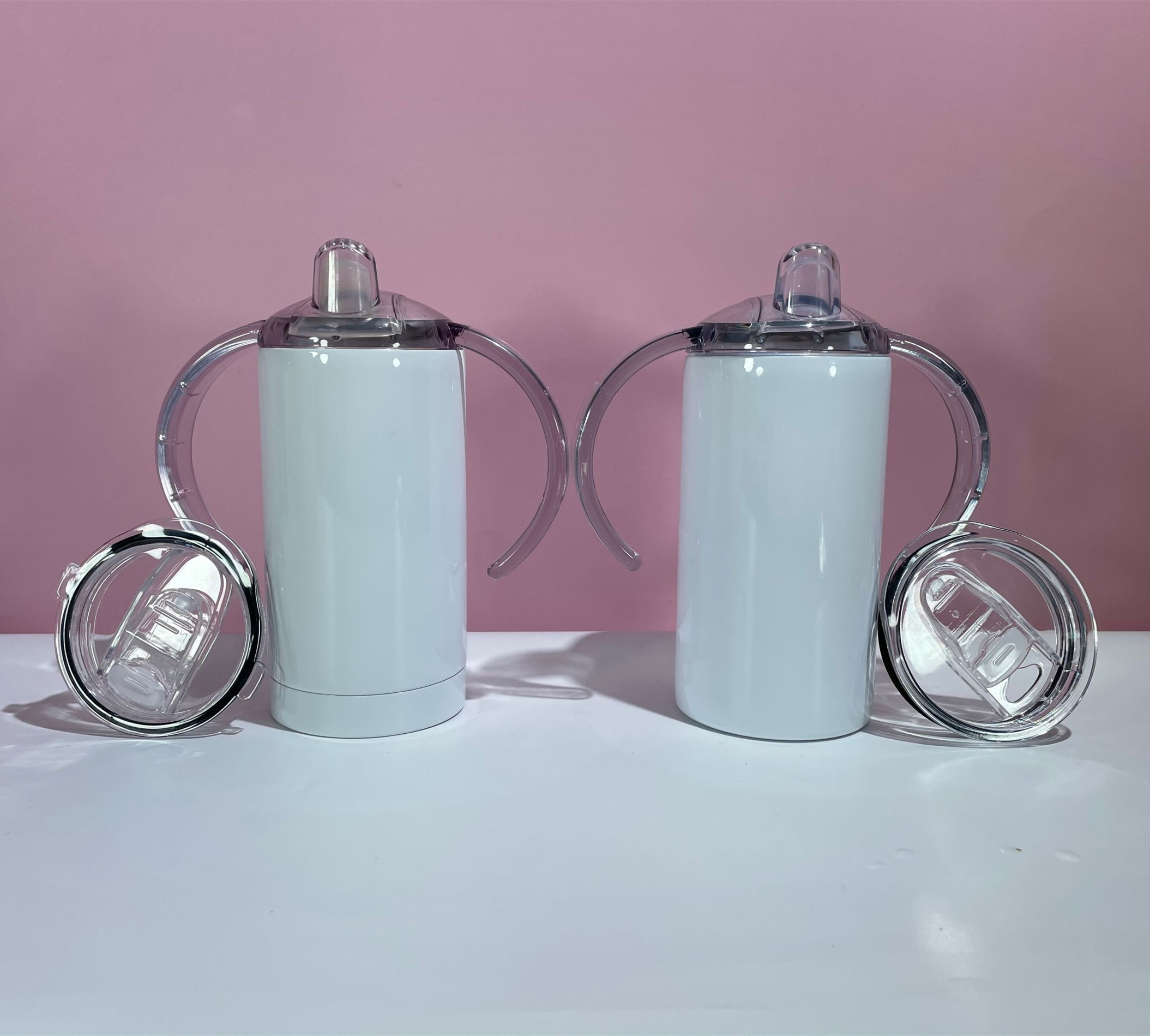 12oz Sublimation Straight Kids Tumbler with Dual Lids handles sealing lid Blank white Children Sippy Cup Stainless steel Vacuum insulated baby drinking tumblers
12oz Sublimation Straight Kids Tumbler with Dual Lids handles sealing lid Blank white Children Sippy Cup Stainless steel Vacuum insulated baby drinking tumblers