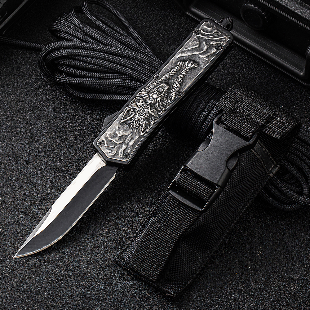 A08 CNC VG10 automatic knives Benchmade knife t6061 handle CNC VG10 steel OUT pocket knife BM3300 Camping tactical Survival Hunting knife
A08 CNC VG10 automatic knives Benchmade knife t6061 handle CNC VG10 steel OUT pocket knife BM3300 Camping tactical Survival Hunting knife