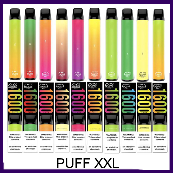 PUFF XXL 1600 Disposable Device 29 Colors Puff Bar Plus Xtra E Cigarette Vape Pen 0268164
PUFF XXL 1600 Disposable Device 29 Colors Puff Bar Plus Xtra E Cigarette Vape Pen 0268164