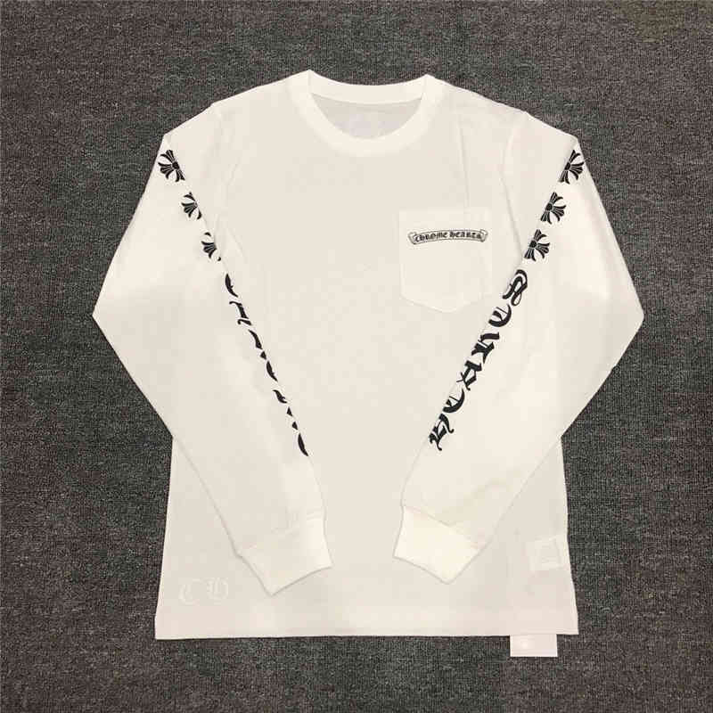 Ch Cross Sweater Men' and Women' 20 Fashion Autumn New Horseshoe Flower Arm Sanskrit Crew Neck Casual T-shir, White
Ch Cross Sweater Men' and Women' 20 Fashion Autumn New Horseshoe Flower Arm Sanskrit Crew Neck Casual T-shir, White