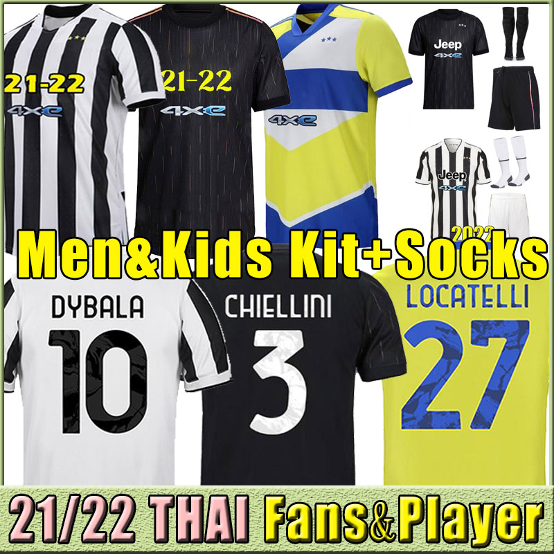DYBALA CHIESA 21 22 soccer jersey LOCATELLI KEAN KAIO JORGE MORATA KULUSEVSKI football shirt DE LIGT juventus 2021 2022 maillot foot player version full set+socks kid, Third
DYBALA CHIESA 21 22 soccer jersey LOCATELLI KEAN KAIO JORGE MORATA KULUSEVSKI football shirt DE LIGT juventus 2021 2022 maillot foot player version full set+socks kid, Third