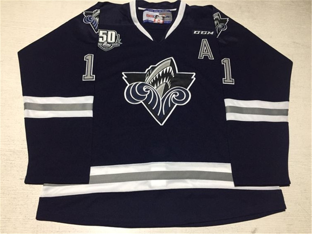 Custom Men's Vintage 11 Alexis Lafreniere Hockey Jersey CCM CHL Rimouski Oceanic Frederik Gauthier With 50th Anniversary Patch Navy any name number S-5XL, As pic shown
Custom Men's Vintage 11 Alexis Lafreniere Hockey Jersey CCM CHL Rimouski Oceanic Frederik Gauthier With 50th Anniversary Patch Navy any name number S-5XL, As pic shown