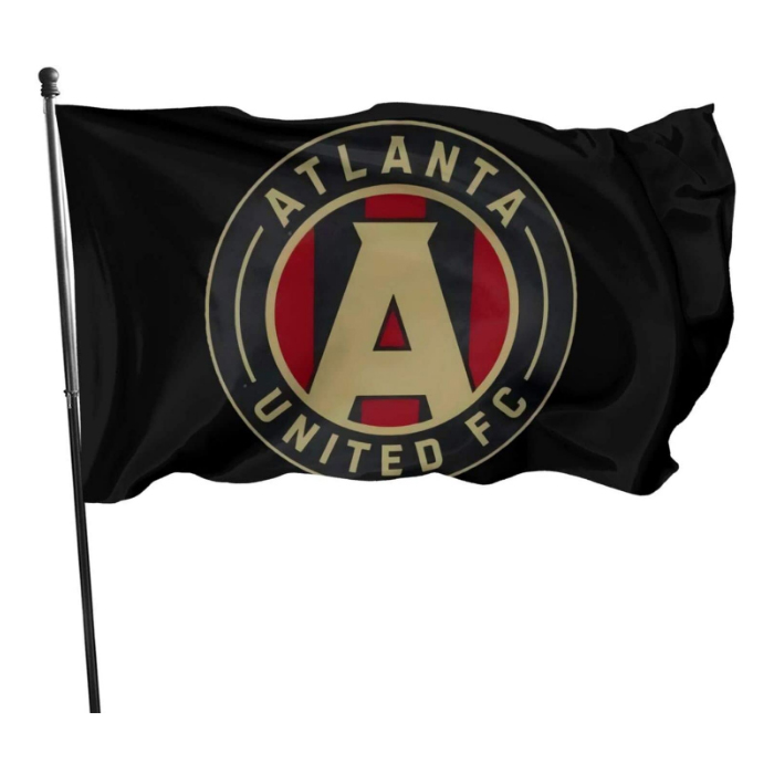 Atlanta United Racer 3x5ft Flags 100D Polyester Outdoor Banners Vivid Color High Quality With Two Brass Grommets
Atlanta United Racer 3x5ft Flags 100D Polyester Outdoor Banners Vivid Color High Quality With Two Brass Grommets