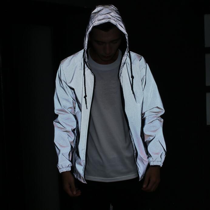 DesignerMen jacket casual hiphop windbreaker 3m reflective jacket men sport coat hooded fluorescent clothing, Black;brown
DesignerMen jacket casual hiphop windbreaker 3m reflective jacket men sport coat hooded fluorescent clothing, Black;brown