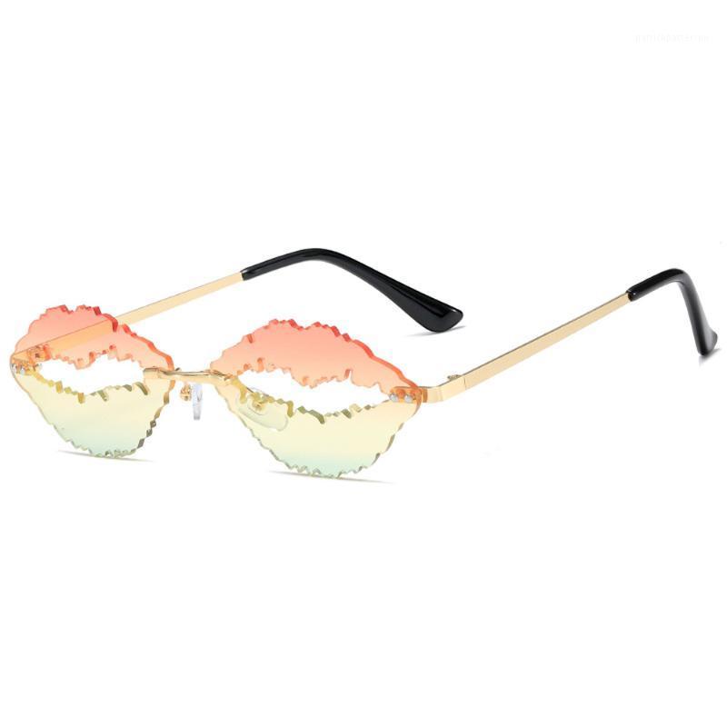 Designer Sunglasses Women Fashion Personality Lips Shape Rimless Sun Glasses Trending Hollow Out Lenses Eyewear UV
Designer Sunglasses Women Fashion Personality Lips Shape Rimless Sun Glasses Trending Hollow Out Lenses Eyewear UV