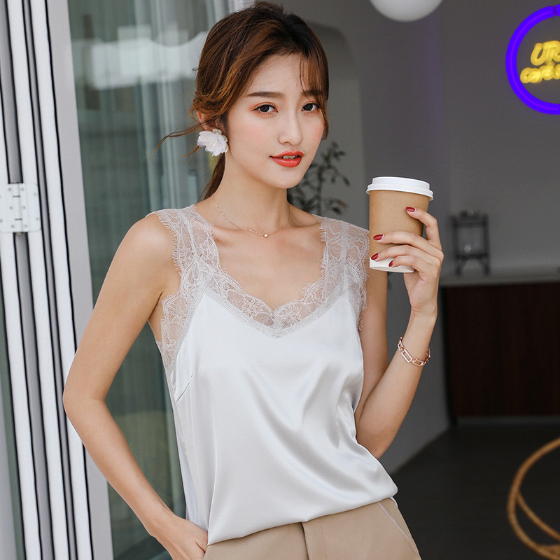 Women Crop Top Plus Size Cotton Black Tank Elegant Sexy Party Vest V Neck Halter Camis Female Casual s for Girl 210428