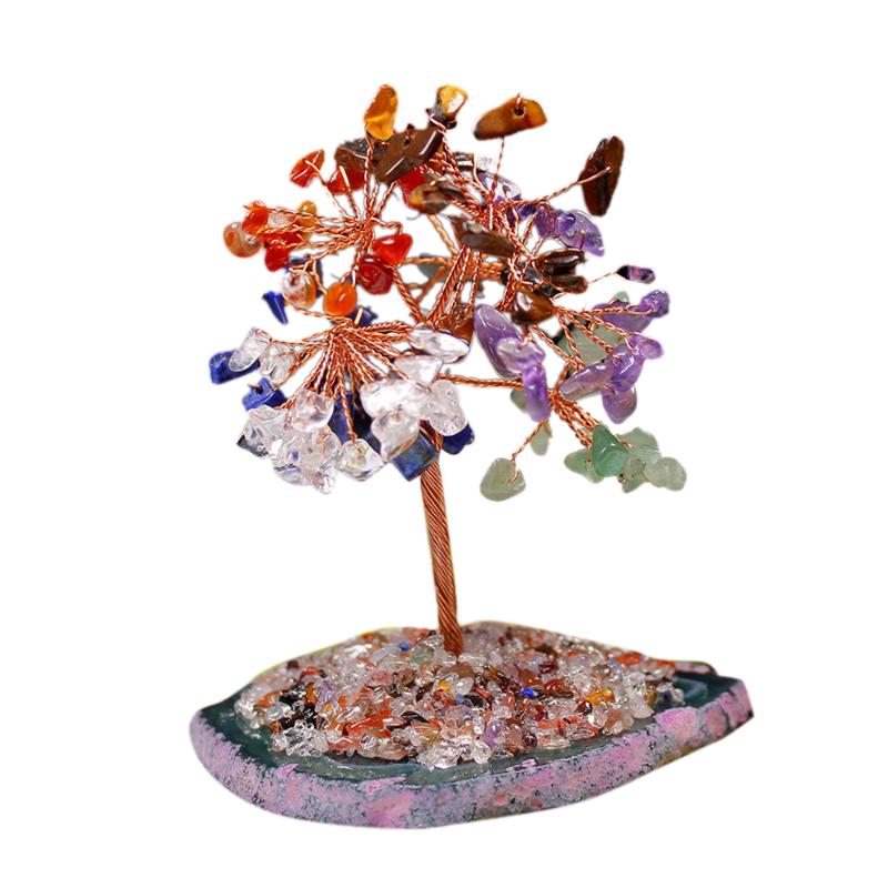 Decorative Objects & Figurines Natural Crystal Amethyst Pink Colorful Gravel Flower Tree Ornaments Home Decoration Agate Chassis Supplies
Decorative Objects & Figurines Natural Crystal Amethyst Pink Colorful Gravel Flower Tree Ornaments Home Decoration Agate Chassis Supplies
