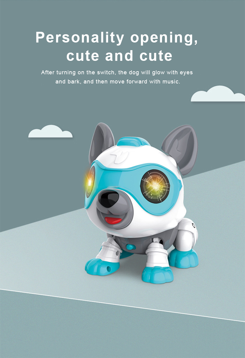 Electronics RobotsIntelligent Electronic Animal Pets RC Robot Dog Voice Remote Control Toys Music Song Toy For Kids RC Toys Birt