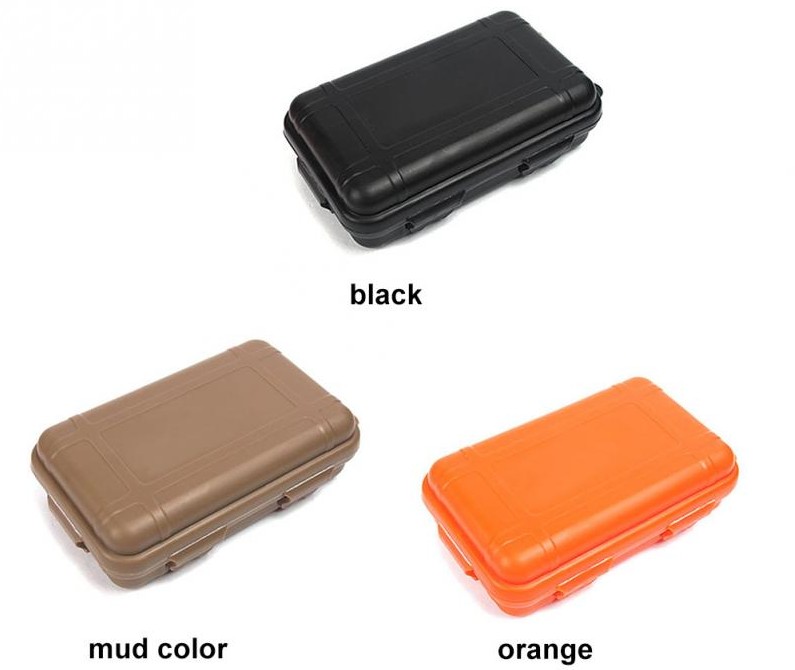 Outdoor Airtight Survival Storage Box Shockproof Waterproof Camping Travel Container Carry Case Size S L