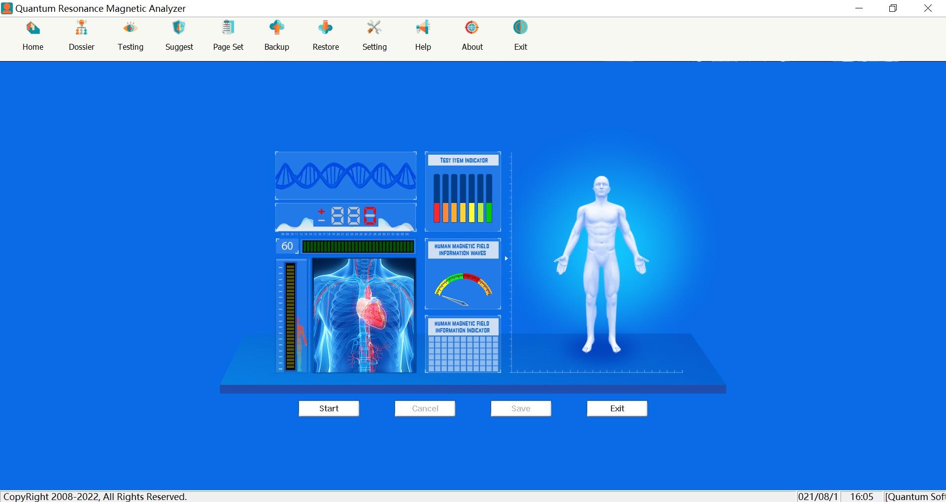 2022 New 53 Comparative Reports Quantum Magnetic Resonance Analyzer Key and Programme Version 6.3.8 Free Ship
2022 New 53 Comparative Reports Quantum Magnetic Resonance Analyzer Key and Programme Version 6.3.8 Free Ship