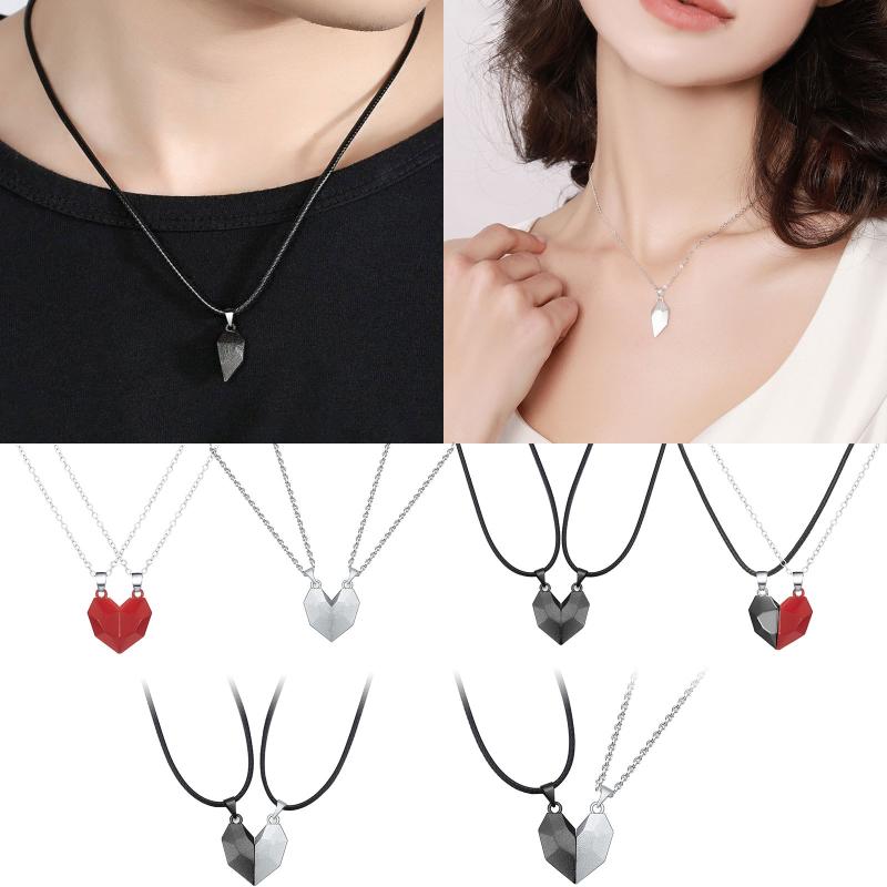 Pendant Necklaces Special Offer Creative Classic Couple Necklace A Pair Of Love Magnet, Silver
Pendant Necklaces Special Offer Creative Classic Couple Necklace A Pair Of Love Magnet, Silver