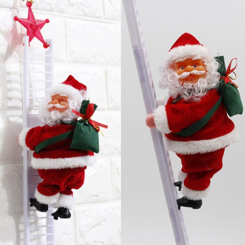 Christmas Decorations Electric Santa Claus Climbing On Ladder For Tree Indoor Outdoor Hanging Ornament Decor Xmas Party Home Door
Christmas Decorations Electric Santa Claus Climbing On Ladder For Tree Indoor Outdoor Hanging Ornament Decor Xmas Party Home Door