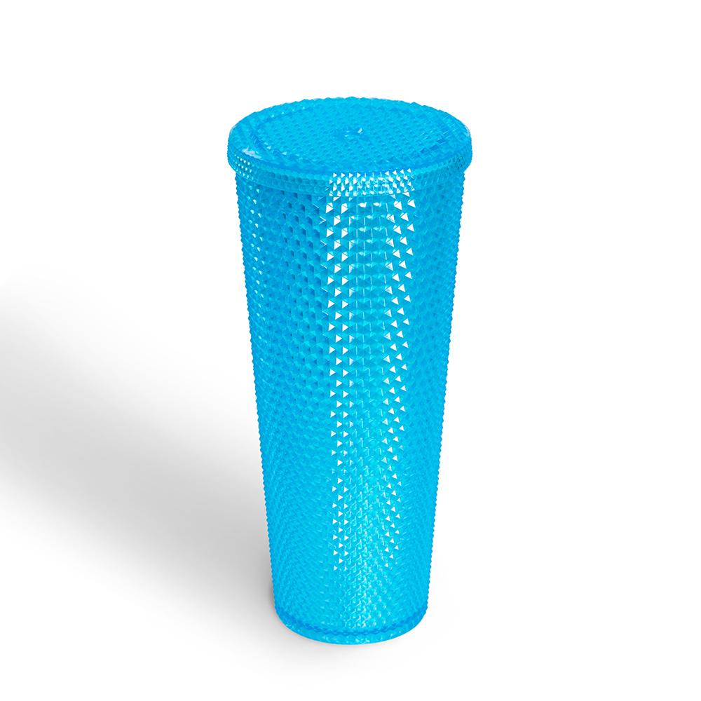 DHL 24oz Personalized Starbucks Iridescent Bling Rainbow Unicorn Studded Cold Cup Tumbler coffee mug with straw lx