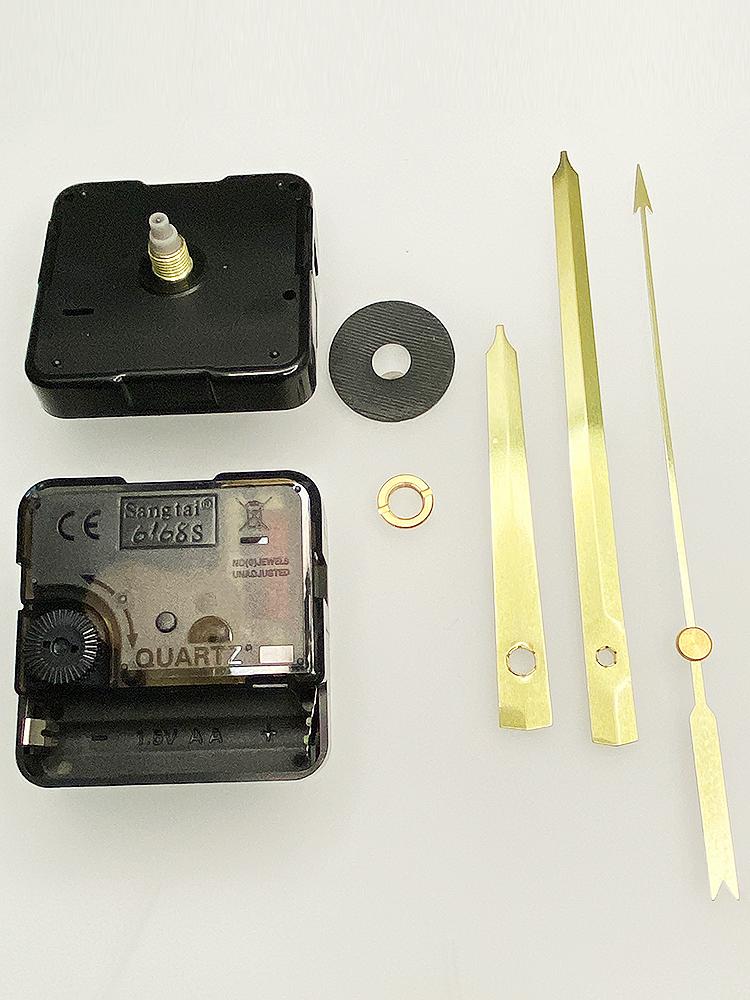 Silent Plastic Wall Clock Mechanism With Hands DIY Sweep Quartz Movement Accessory Clocks