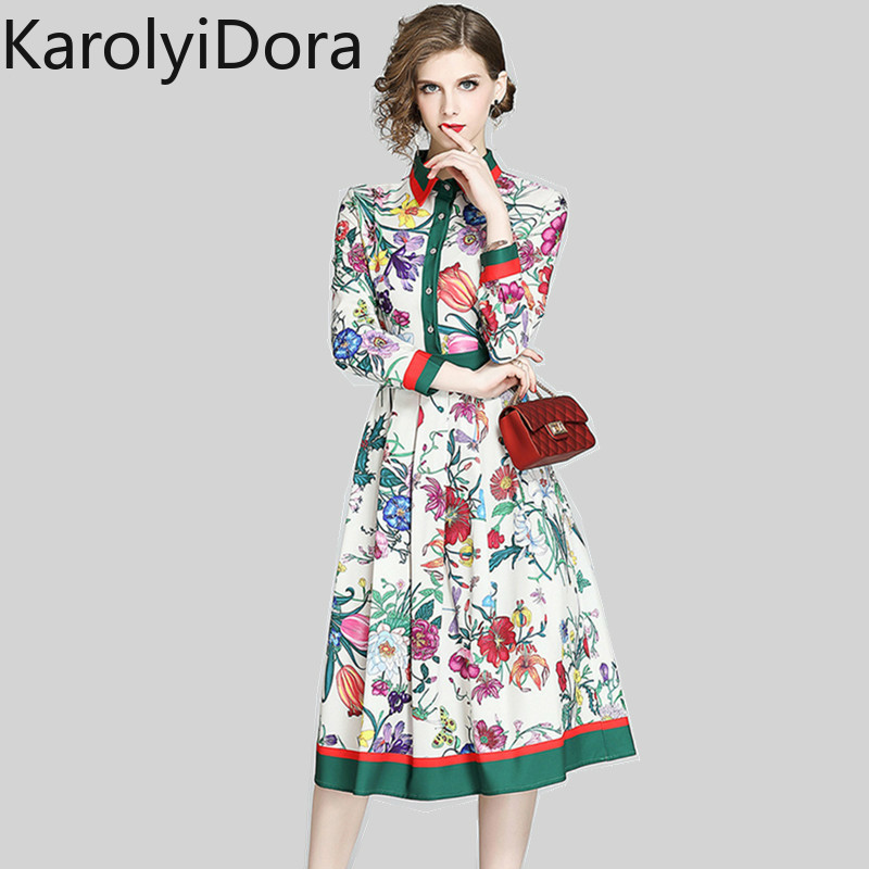 Vintage Shirt Overlay Flower Print Dress Women Single-Breasted Wrist Sleeve Fit and Flare Slim Swing Party Elegant Midi 210524, Picture color
Vintage Shirt Overlay Flower Print Dress Women Single-Breasted Wrist Sleeve Fit and Flare Slim Swing Party Elegant Midi 210524, Picture color