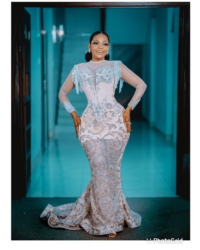 2021 Plus Size Arabic Aso Ebi Luxurious Mermaid Sexy Prom Dresses Lace Beaded Sheer Neck Evening Formal Party Second Reception Gowns Dress ZJ557