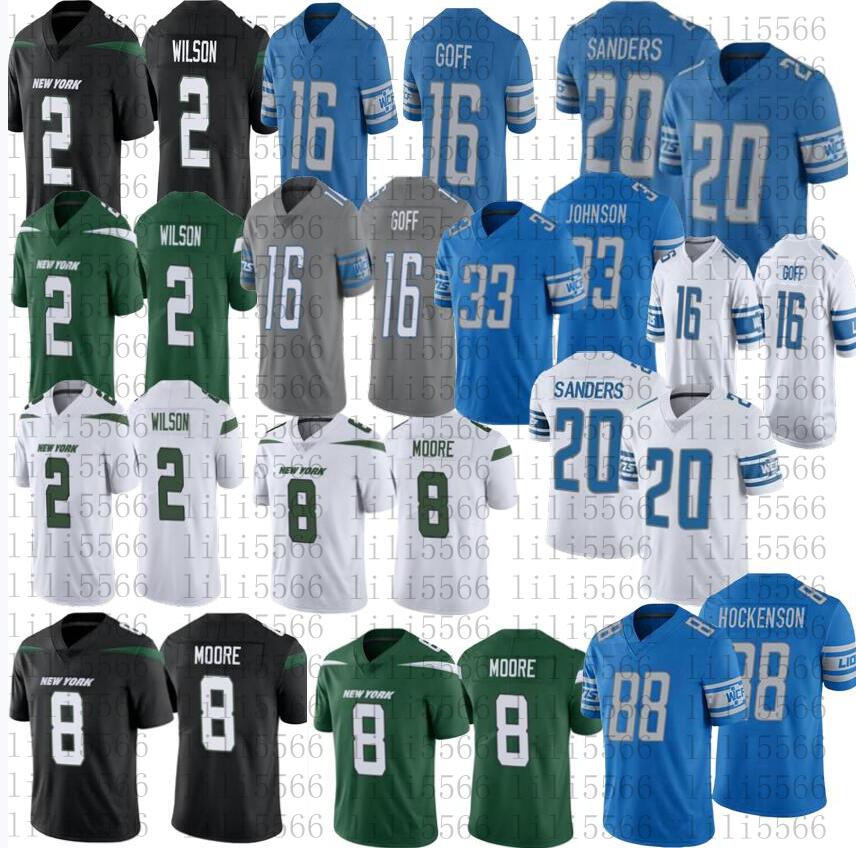 Men 2 Zach Wilson football jersey 20 Barry Sanders 16 Jared Goff 88 T.J. Hockenson 8 Elijah Moore jerseys stitched, As
Men 2 Zach Wilson football jersey 20 Barry Sanders 16 Jared Goff 88 T.J. Hockenson 8 Elijah Moore jerseys stitched, As