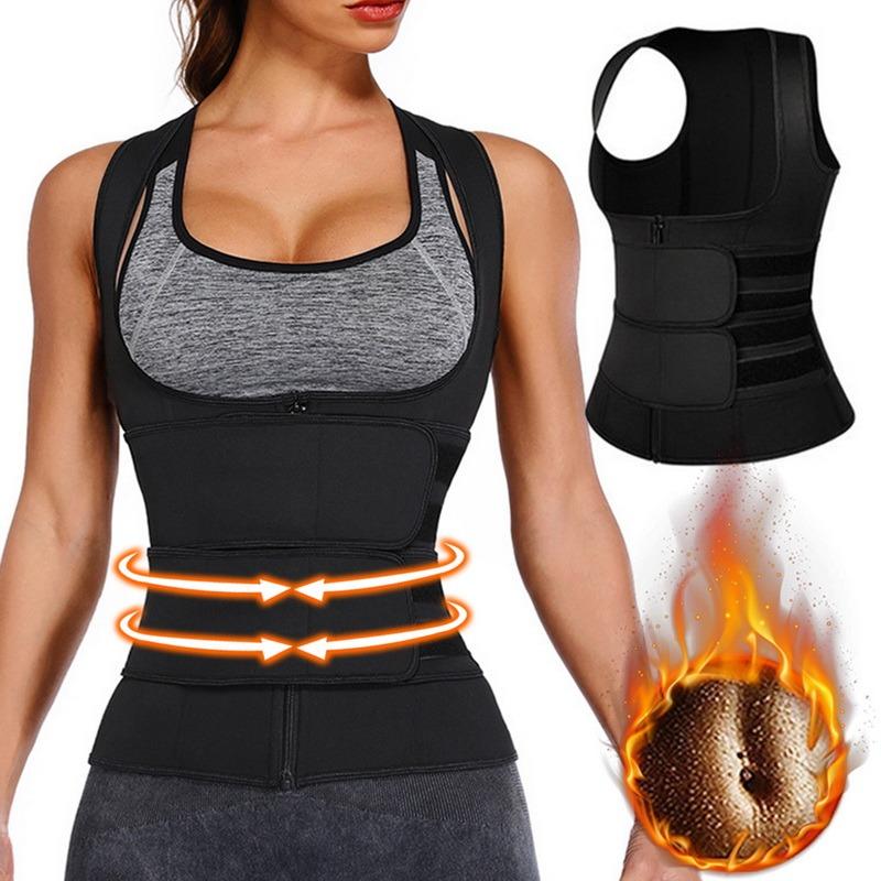 Women's Shapers Women Waist Trainer Corset Sauna Trimmer Vest Workout Compression Suit Sweat Neoprene Body Shaper, Black;white
Women's Shapers Women Waist Trainer Corset Sauna Trimmer Vest Workout Compression Suit Sweat Neoprene Body Shaper, Black;white