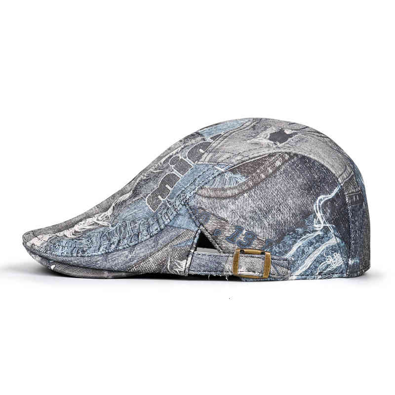 Beret Men's Korean Duck Tongue Hat Women's Versatile Trendsetter Autumn and Winter Forward British Painter's