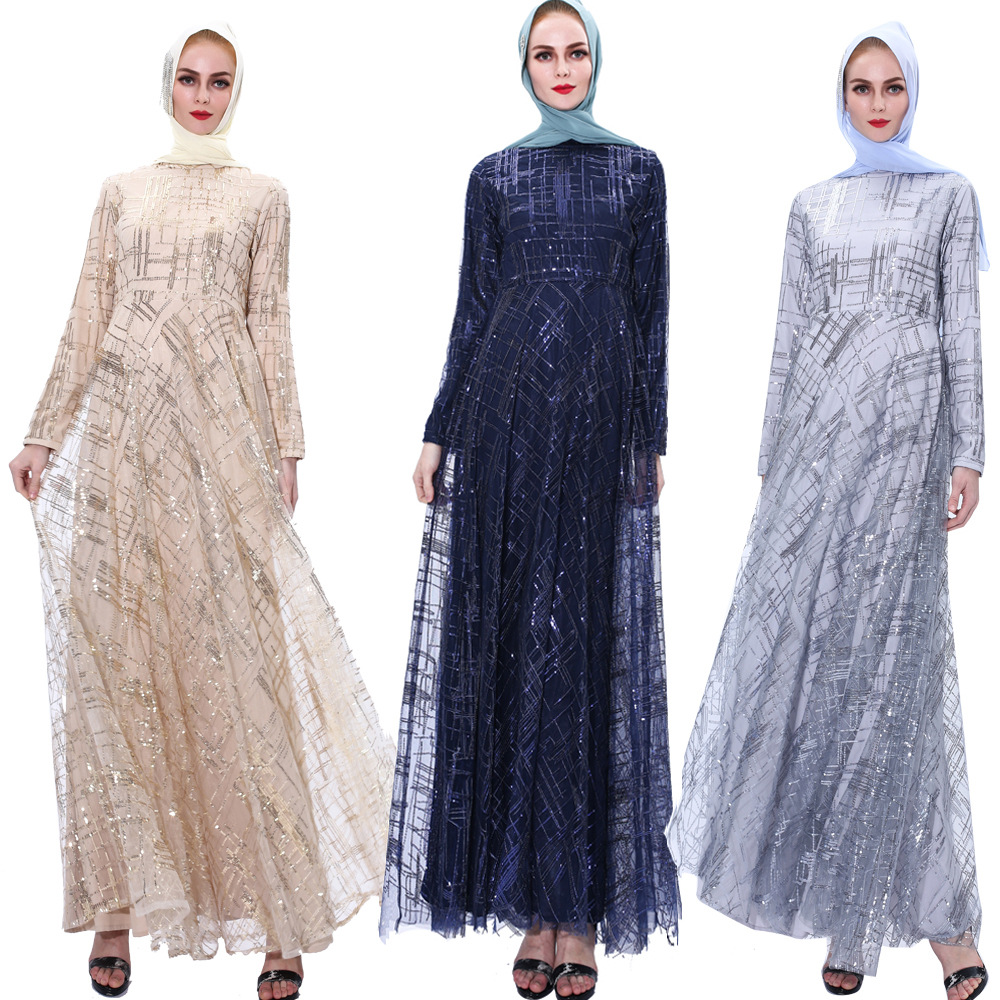 Ramadan Eid Mubarak Sequin Dubai Abaya Turkey Hijab Muslim Evening Dress Kaftan Islamic Clothing Dresses Abayas For Women Caftan
Ramadan Eid Mubarak Sequin Dubai Abaya Turkey Hijab Muslim Evening Dress Kaftan Islamic Clothing Dresses Abayas For Women Caftan