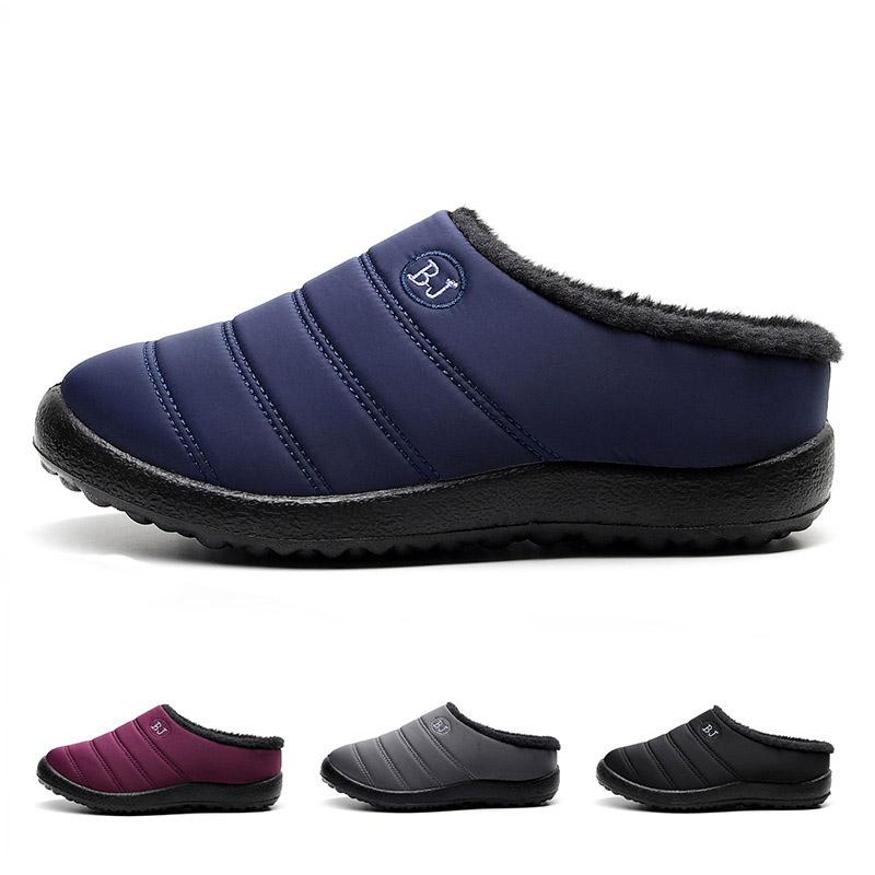 Slippers 2021 Winter Products Cotton Shoes Women's Home Light-heeled Thick Plush Non-slip Waterproof Boots, Black
Slippers 2021 Winter Products Cotton Shoes Women's Home Light-heeled Thick Plush Non-slip Waterproof Boots, Black