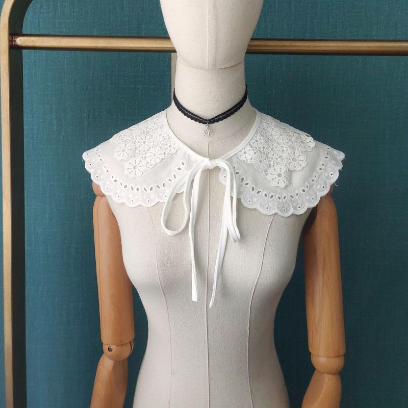 Bow Ties Women White Adjustable Embrodiery Lace Flower Lapel Fake Collar Shawl Shoulder Wrap Detachable Collars False Faux Col, Black;gray
Bow Ties Women White Adjustable Embrodiery Lace Flower Lapel Fake Collar Shawl Shoulder Wrap Detachable Collars False Faux Col, Black;gray