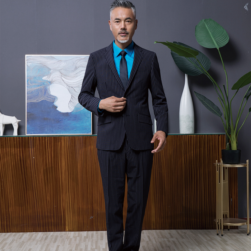 2022 New Year's Slim Man Suit Groom Wedding Tuxedos Black Stripe Professional Business Party Dinner Tuxedos SU0100/2, Black;gray
2022 New Year's Slim Man Suit Groom Wedding Tuxedos Black Stripe Professional Business Party Dinner Tuxedos SU0100/2, Black;gray
