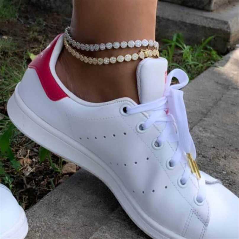 Silver Color Sparking 5A CZ Charm Anklet Round Zircon 5MM Tennis Chain Anklets Ice Out Bling Hip Hop Fashion Women Jewelry 211018
Silver Color Sparking 5A CZ Charm Anklet Round Zircon 5MM Tennis Chain Anklets Ice Out Bling Hip Hop Fashion Women Jewelry 211018