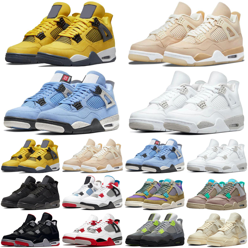 4 4s mens basketball shoes Shimmer Lightning Cactus Jack Red Thunder Sail University Blue Black Cat men trainers sports sneakers, #5 black cat
4 4s mens basketball shoes Shimmer Lightning Cactus Jack Red Thunder Sail University Blue Black Cat men trainers sports sneakers, #5 black cat