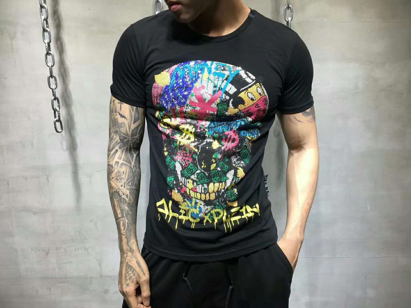 PLEIN BEAR T SHIRT PP Mens Designer Tshirts Brand Clothing Men's Rhinestone Graphic T-Shirt Skull Printed Bling Stone Classical High Quality Hip Hop Casual Top Tees 118, Black
PLEIN BEAR T SHIRT PP Mens Designer Tshirts Brand Clothing Men's Rhinestone Graphic T-Shirt Skull Printed Bling Stone Classical High Quality Hip Hop Casual Top Tees 118, Black